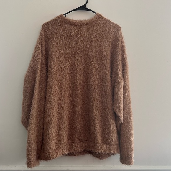 Boohoo Oversized Fluffy Knit Boyfriend Jumper - Picture 2 of 4